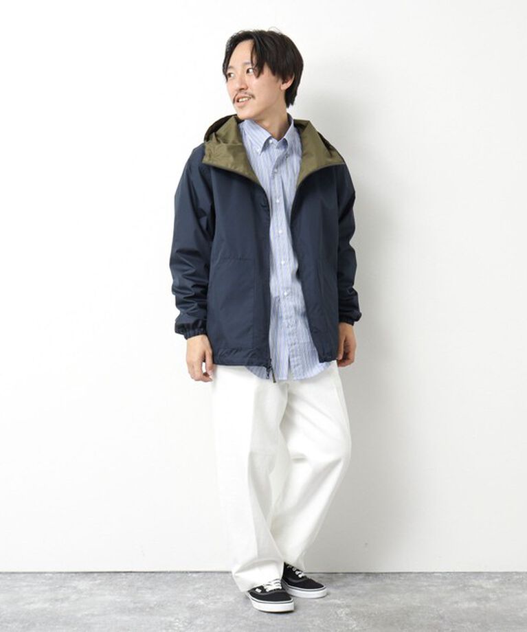 NOLLEY'S goodman「【TAION/タイオン】別注クジラ刺繍 リバーシブルダブルジップパーカー 25SS」|パーカー|