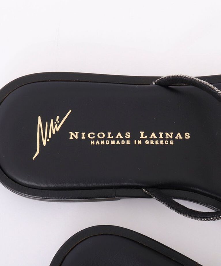 NOLLEY'S「【NICOLAS LAINAS/ニコラス ライナス】 メタリックフィンガーフックサンダル」|サンダル|