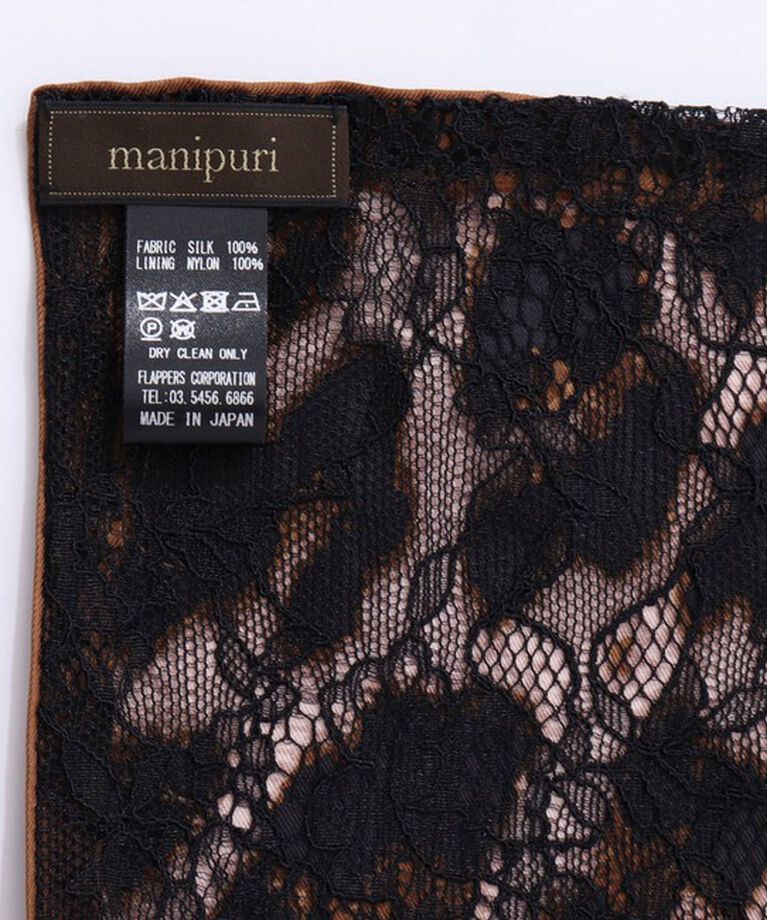 NOLLEY'S「【manipuri/マニプリ】レース三角スカーフ」|バンダナ・スカーフ|