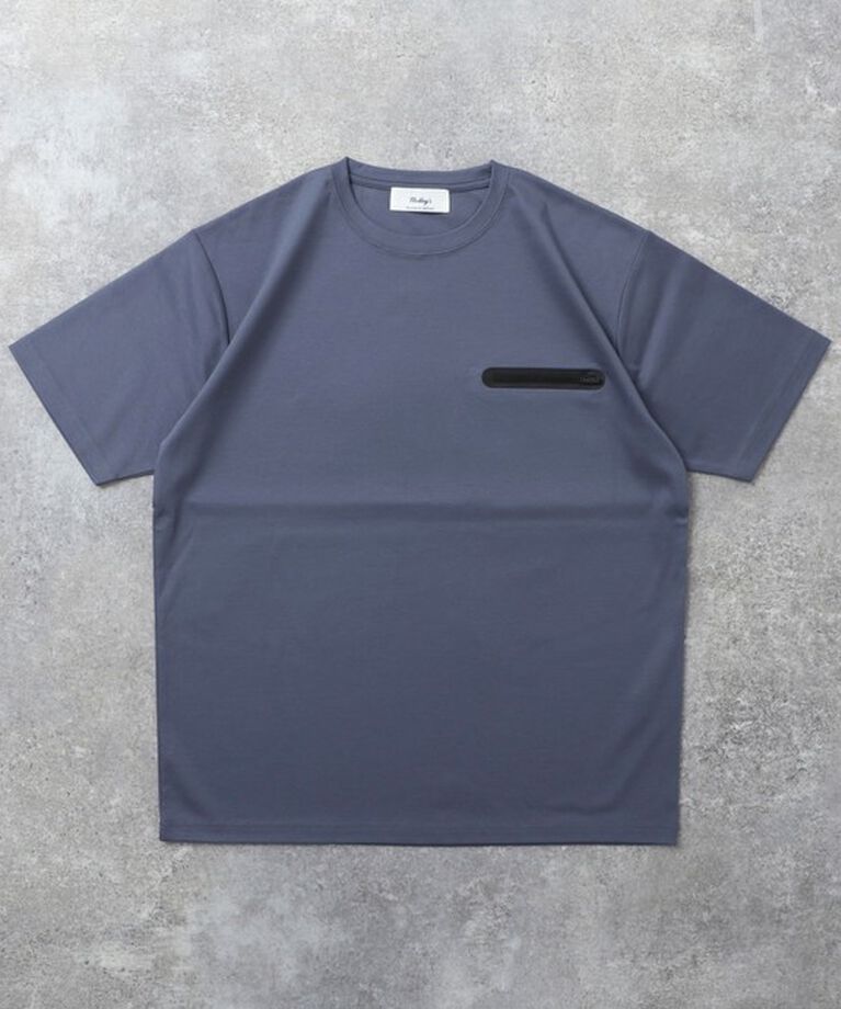 NOLLEY'S goodman「【ACTIVE SECT】《限定展開》シーリングポケットTシャツ 25SS」|Tシャツ・カットソー|グレイッシュブルー