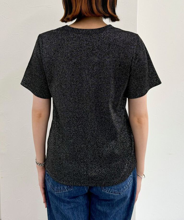 fredy emue「ラメテレコTシャツ」|Tシャツ・カットソー|