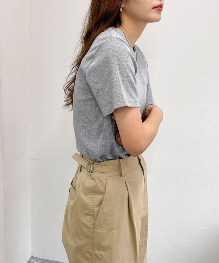 fredy emue「ラメテレコTシャツ」|Tシャツ・カットソー|