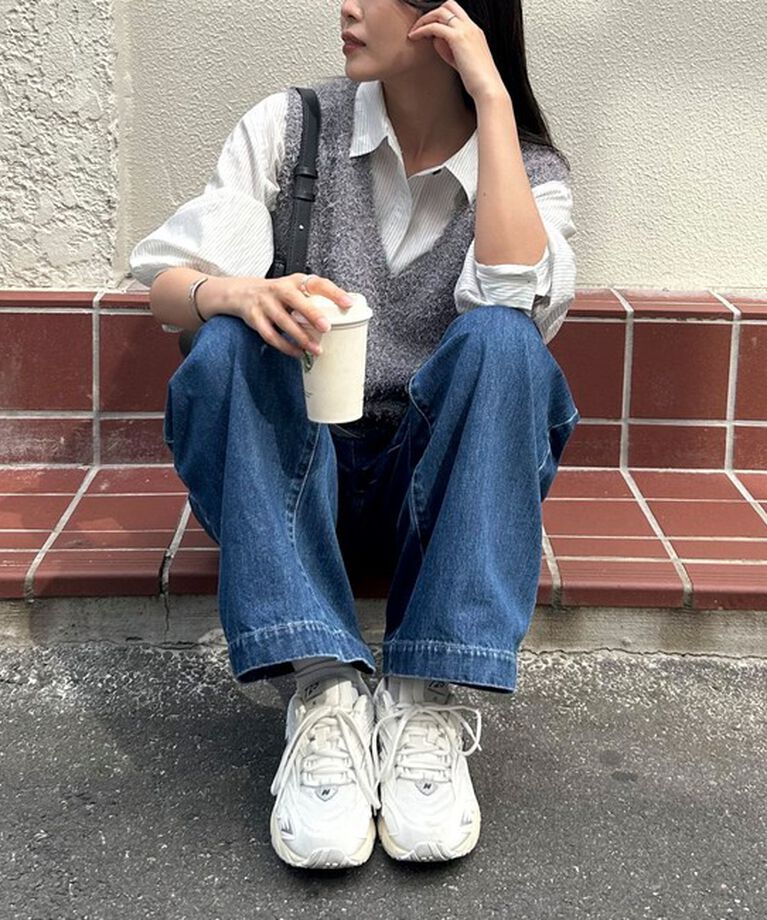 fredy emue「【WEB限定カラーあり】ポリフェザーニットベスト」|ベスト・ジレ|