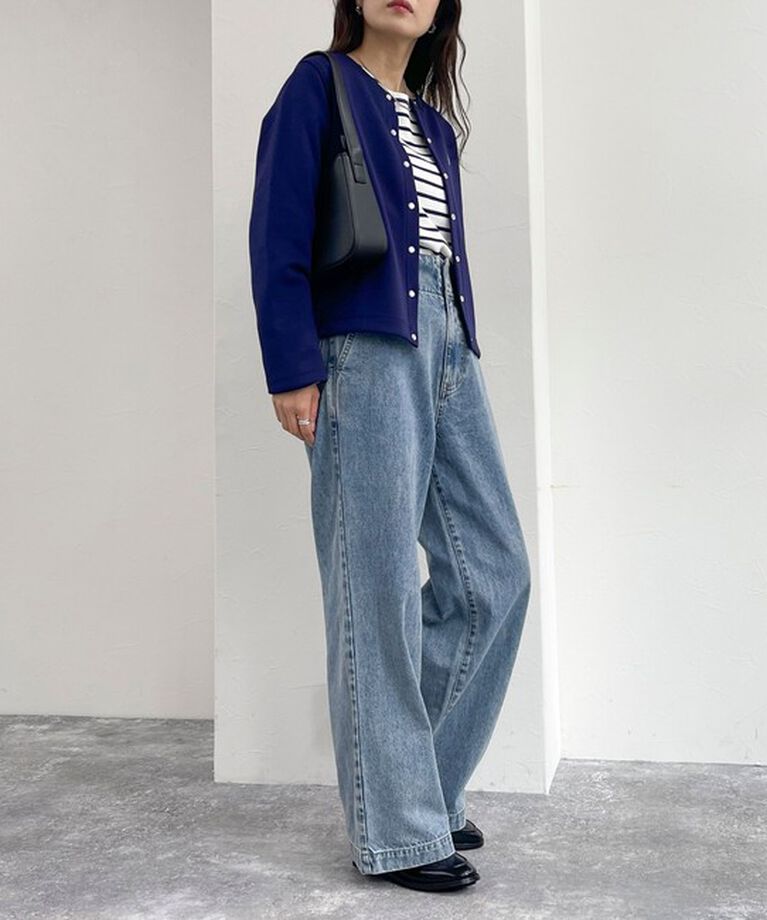 fredy emue「FR刺繍スナップカーディガン」|カーディガン|