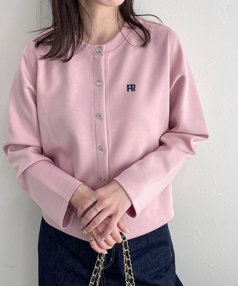 fredy emue「FR刺繍スナップカーディガン」|カーディガン|