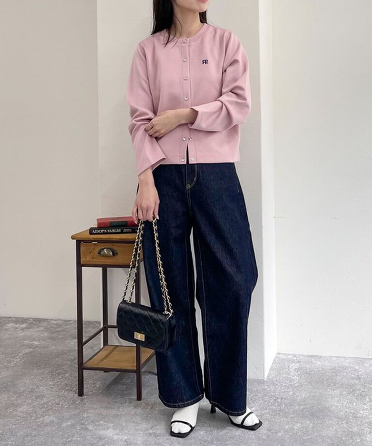 fredy emue「FR刺繍スナップカーディガン」|カーディガン|