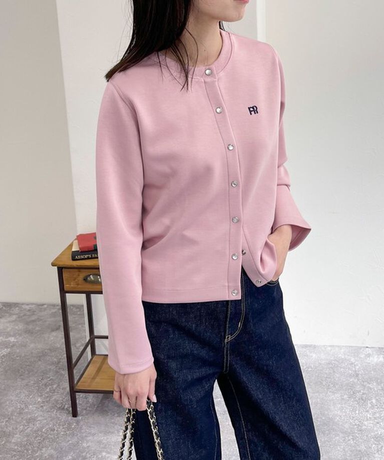 fredy emue「FR刺繍スナップカーディガン」|カーディガン|
