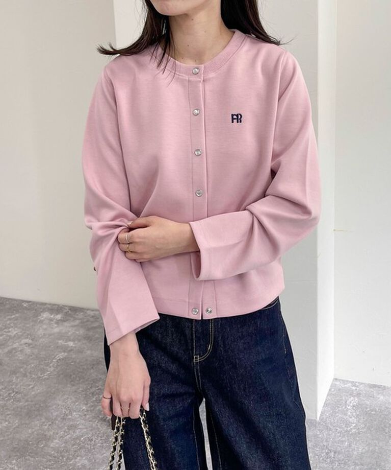 fredy emue「FR刺繍スナップカーディガン」|カーディガン|