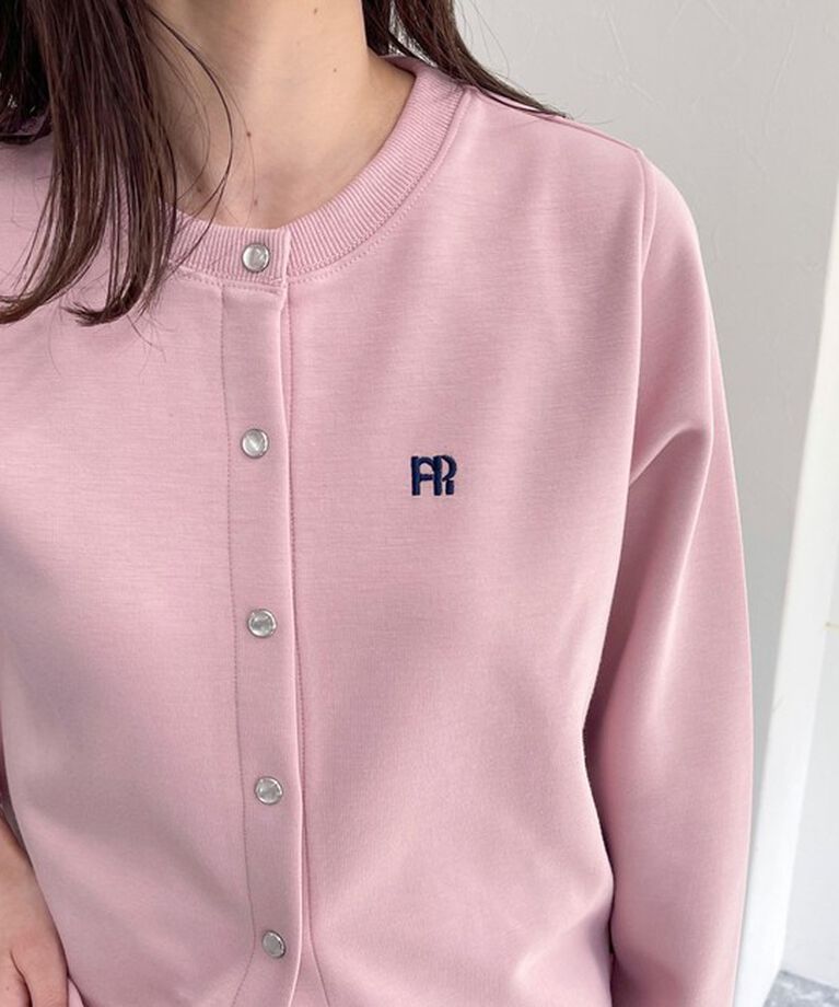 fredy emue「FR刺繍スナップカーディガン」|カーディガン|