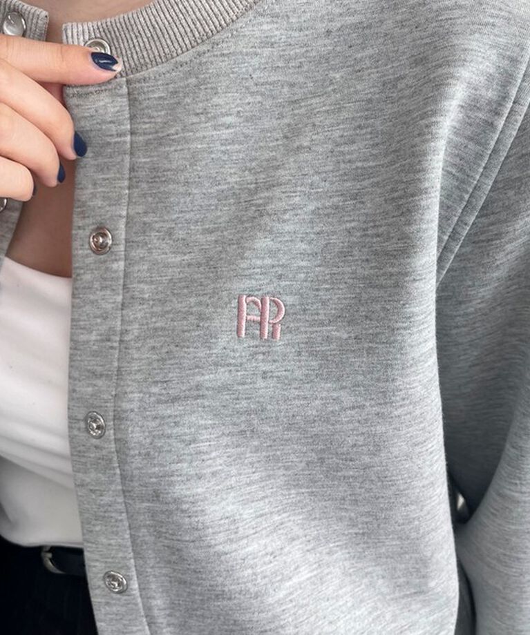 fredy emue「FR刺繍スナップカーディガン」|カーディガン|
