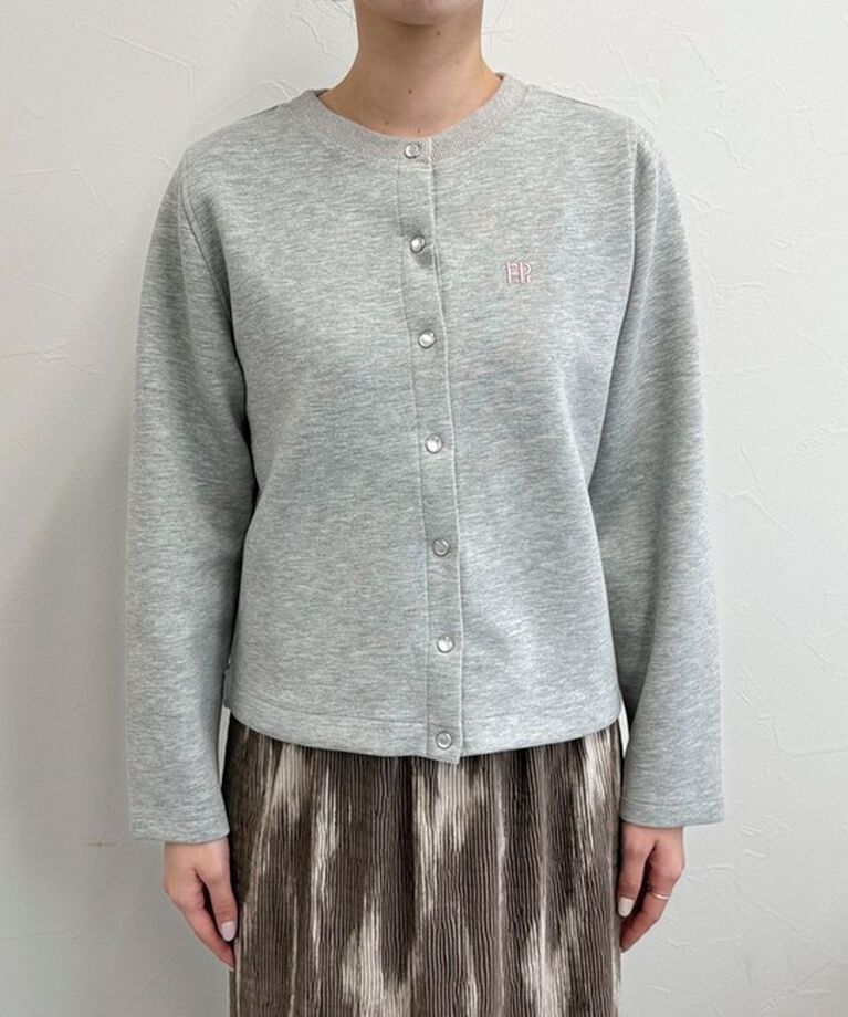fredy emue「FR刺繍スナップカーディガン」|カーディガン|