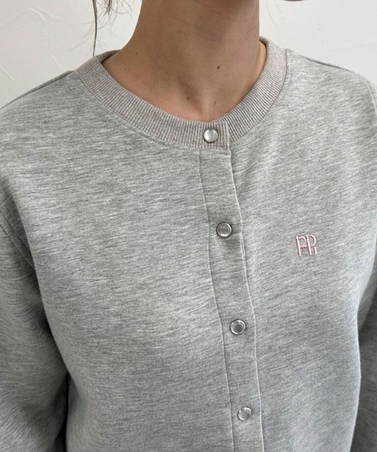 fredy emue「FR刺繍スナップカーディガン」|カーディガン|