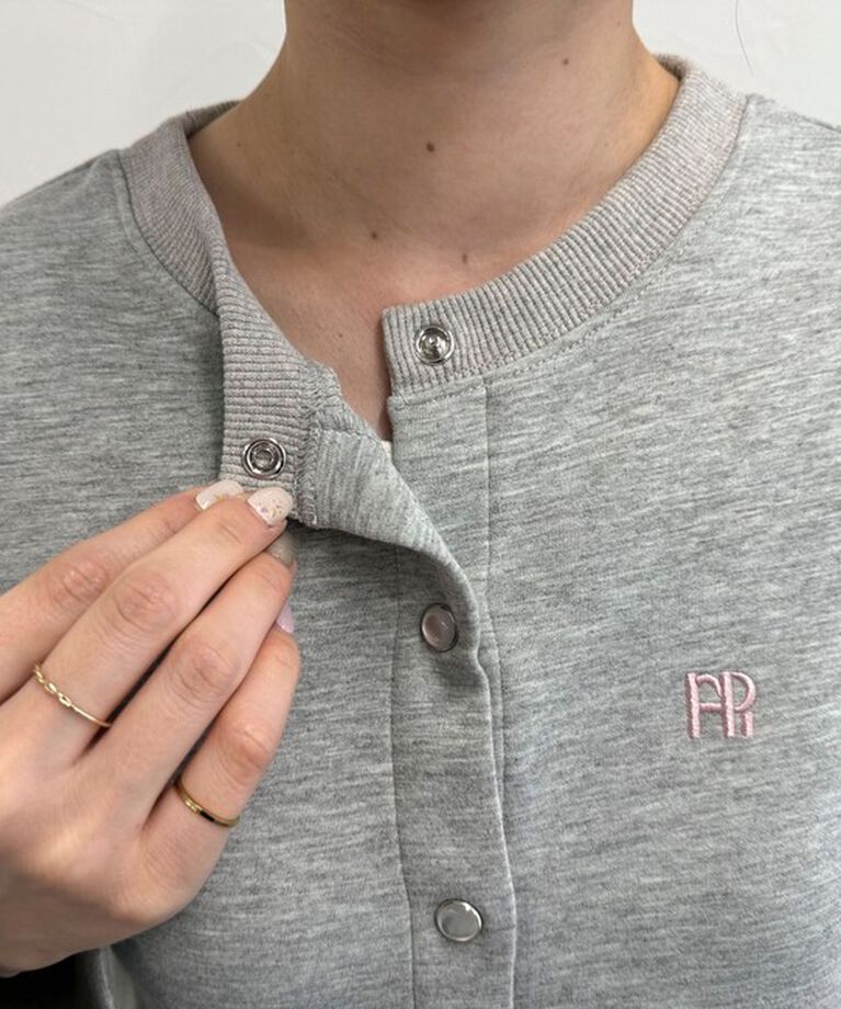 fredy emue「FR刺繍スナップカーディガン」|カーディガン|