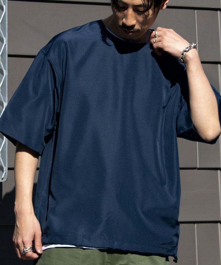 GLOSTER「【TAION/タイオン】GLOSTER別注 ミリタリー Ripstop 半袖Tシャツ」|Tシャツ・カットソー|