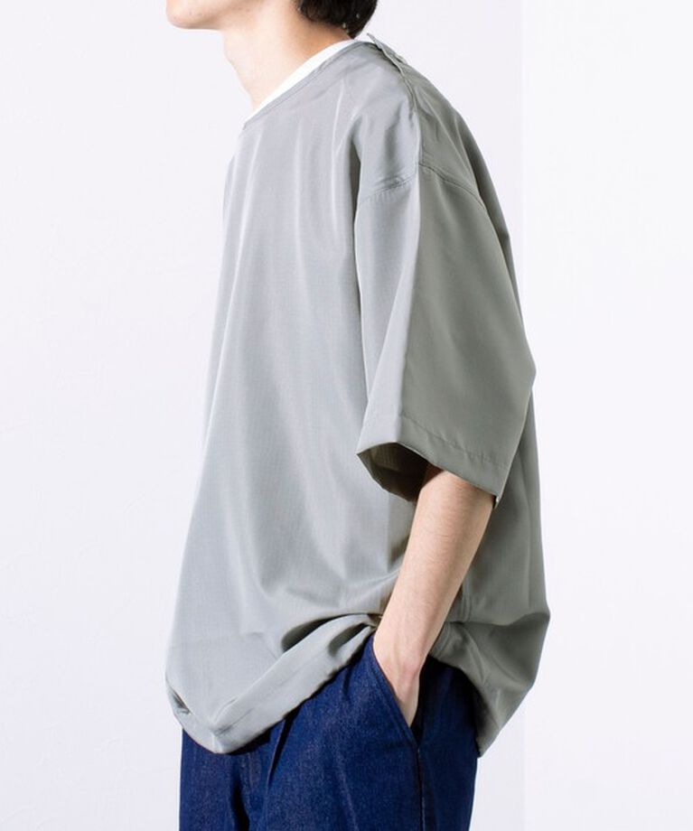 GLOSTER「【TAION/タイオン】GLOSTER別注 ミリタリー Ripstop 半袖Tシャツ」|Tシャツ・カットソー|