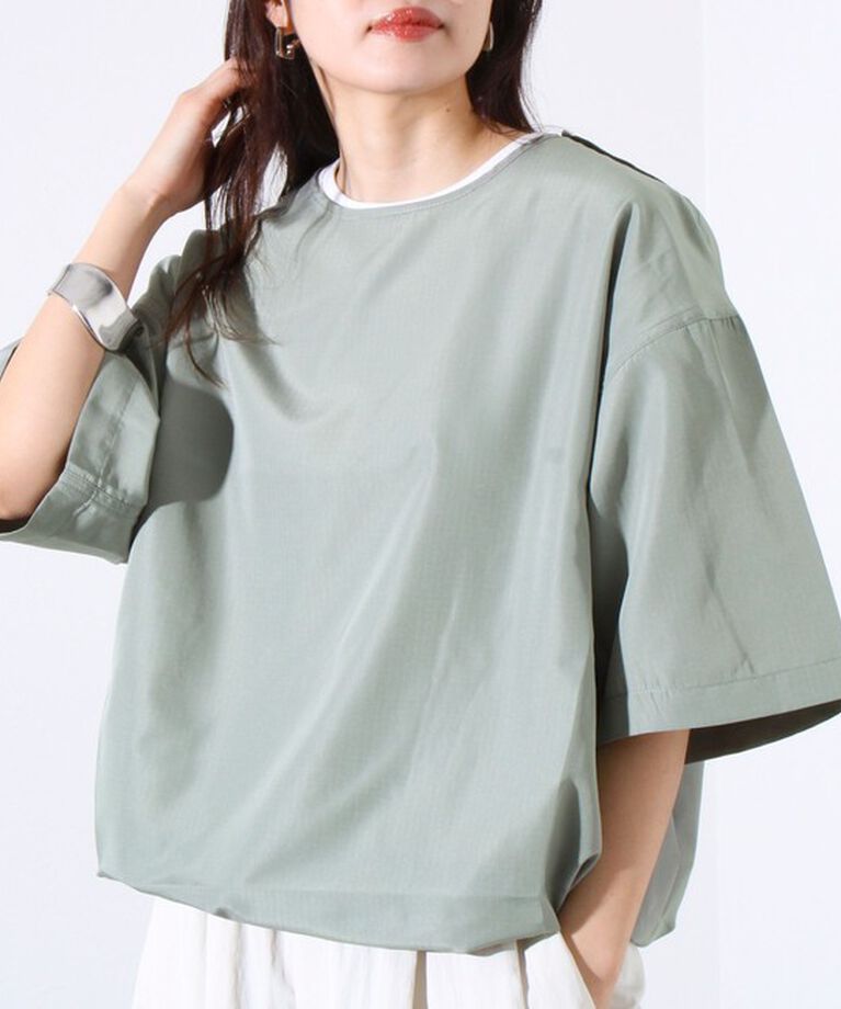 GLOSTER「【TAION/タイオン】GLOSTER別注 ミリタリー Ripstop 半袖Tシャツ」|Tシャツ・カットソー|