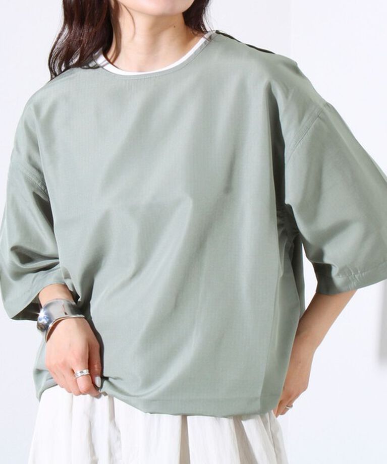 GLOSTER「【TAION/タイオン】GLOSTER別注 ミリタリー Ripstop 半袖Tシャツ」|Tシャツ・カットソー|