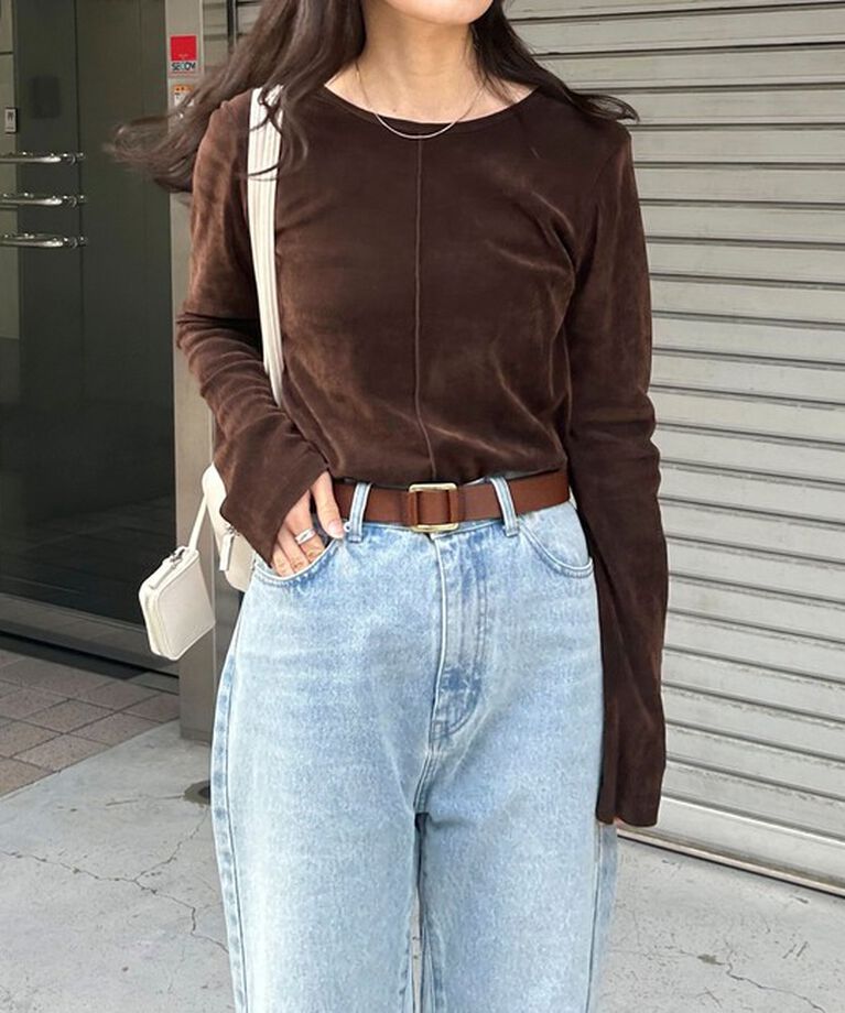 fredy emue「【haru企画】2WAYシアーフロッキートップス」|Tシャツ・カットソー|