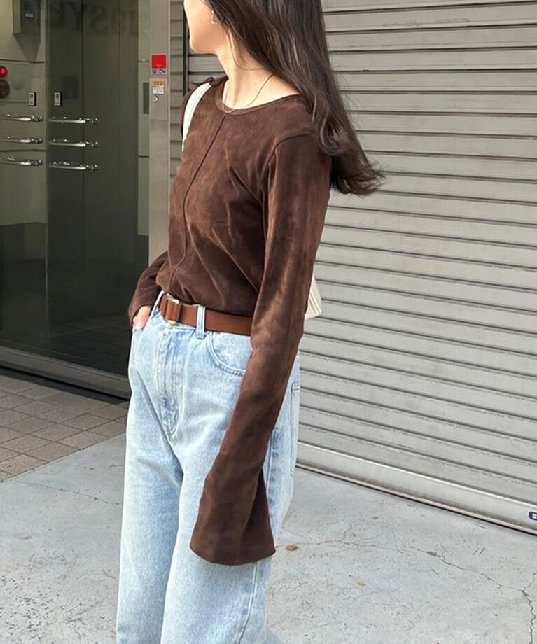 fredy emue「【haru企画】2WAYシアーフロッキートップス」|Tシャツ・カットソー|