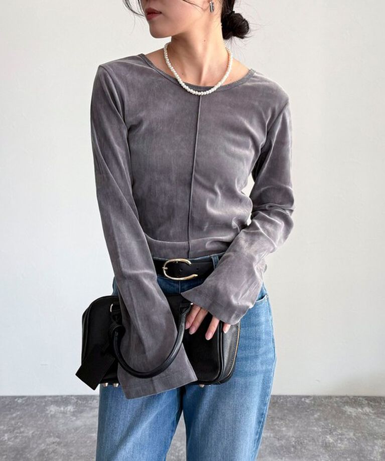 fredy emue「【haru企画】2WAYシアーフロッキートップス」|Tシャツ・カットソー|