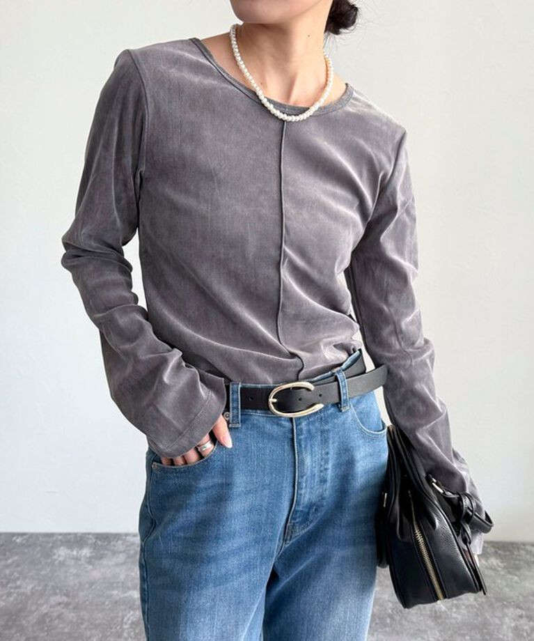 fredy emue「【haru企画】2WAYシアーフロッキートップス」|Tシャツ・カットソー|
