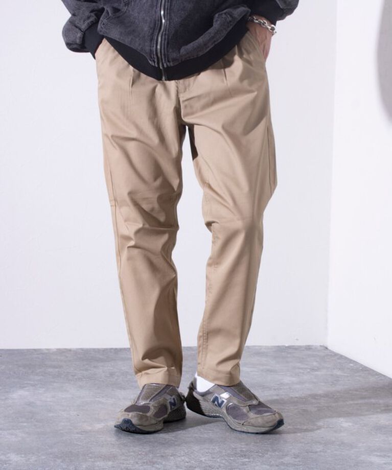 GLOSTER「【Dickies/ディッキーズ】ツイル ワークイージーパンツ チノパン テーパード」|チノ|ベージュ