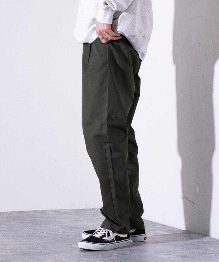 GLOSTER「【Dickies/ディッキーズ】ツイル ワークイージーパンツ チノパン テーパード」|チノ|