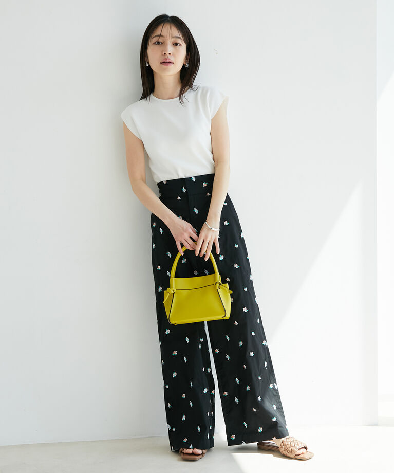 VIS「【UVケア・接触冷感・洗える】前後2WAY美人スリーブニットプルオーバー」|ニット・セーター|