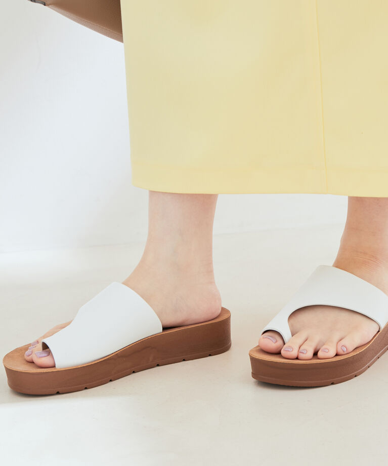 Juze「【軽量】厚底トングサンダル」|サンダル|