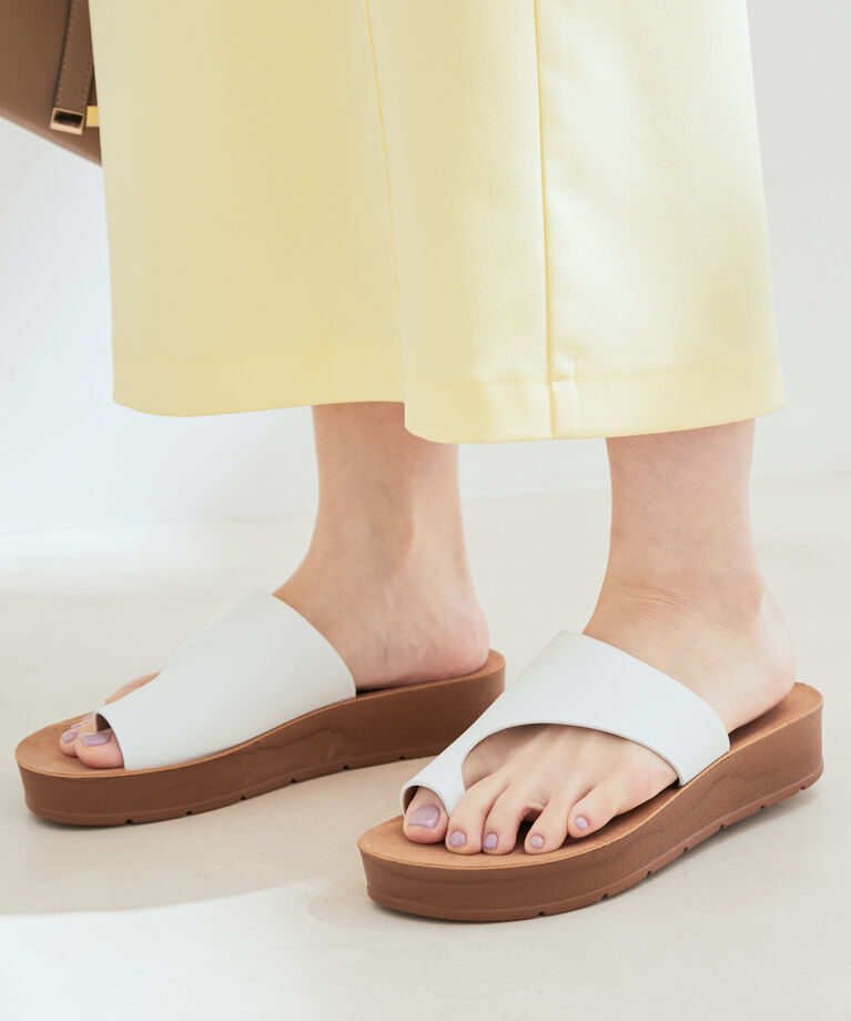 Juze「【軽量】厚底トングサンダル」|サンダル|