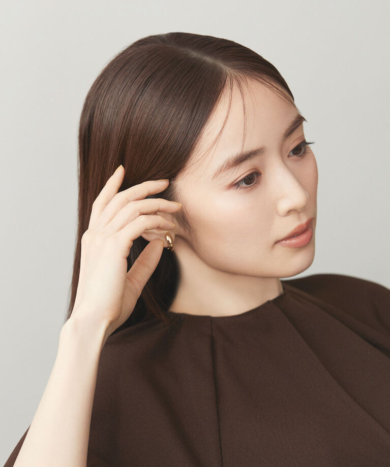 VIS「【Washable・EASY CARE】ストライプ＆無地エコウールタッチブラウス【sustainable】」|シャツ・ブラウス|