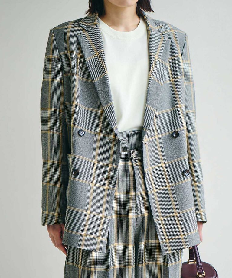 VIS「【Washable・EASY CARE】エコウールタッチジャケット【sustainable】」|テーラードジャケット|