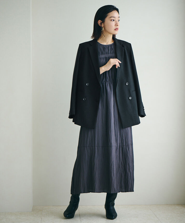 VIS「【Washable・EASY CARE】エコウールタッチジャケット【sustainable】」|テーラードジャケット|