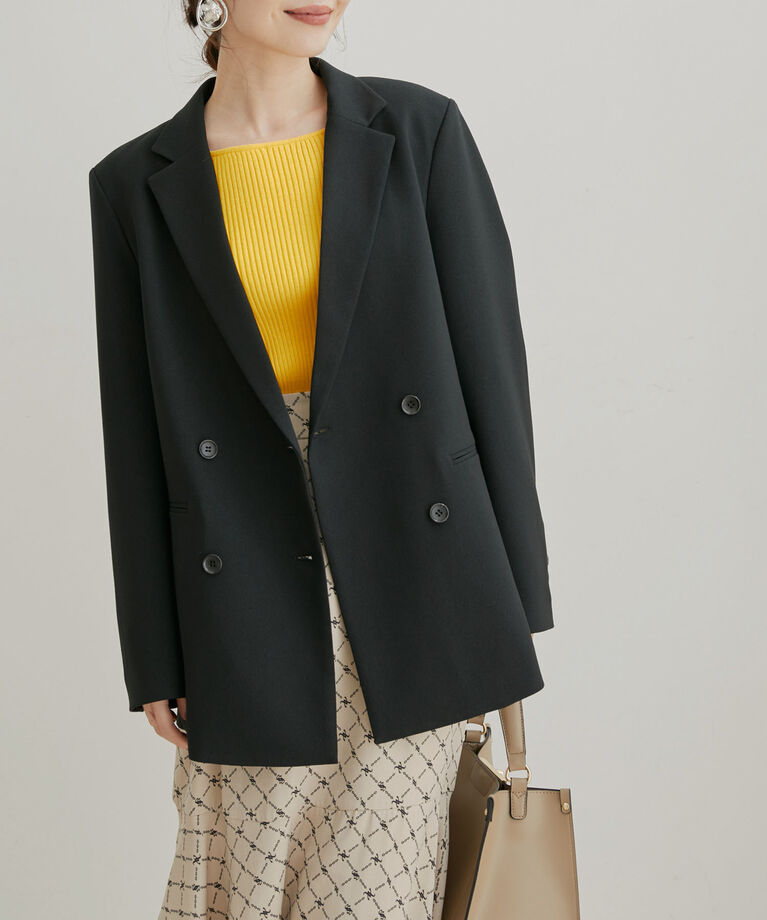 VIS「【Washable・EASY CARE】エコウールタッチジャケット【sustainable】」|テーラードジャケット|