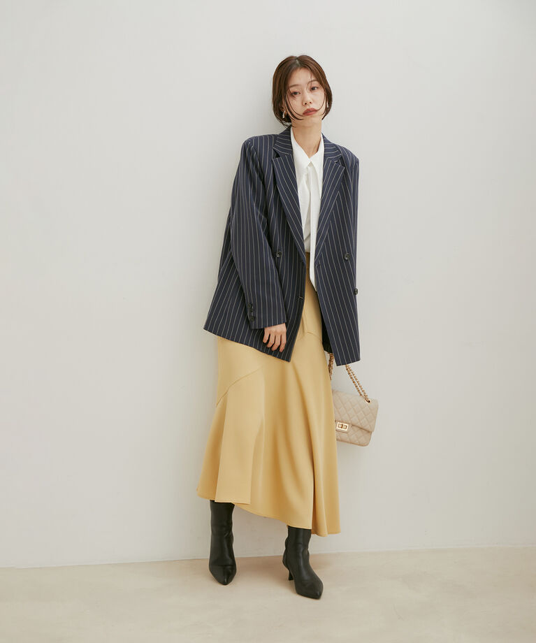 VIS「【Washable・EASY CARE】エコウールタッチジャケット【sustainable】」|テーラードジャケット|