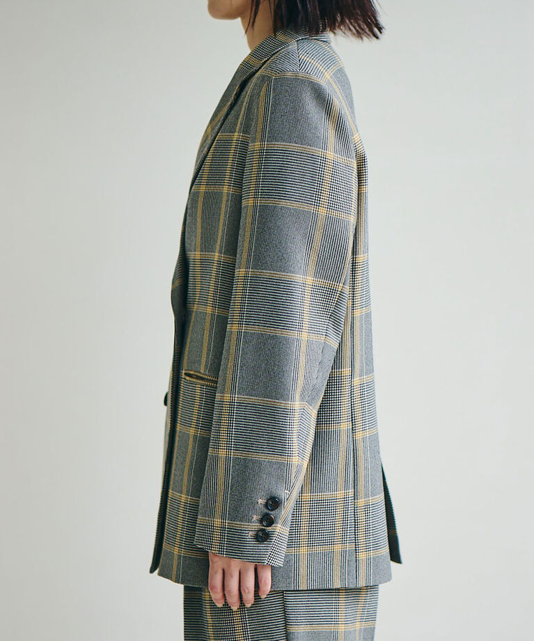 VIS「【Washable・EASY CARE】エコウールタッチジャケット【sustainable】」|テーラードジャケット|