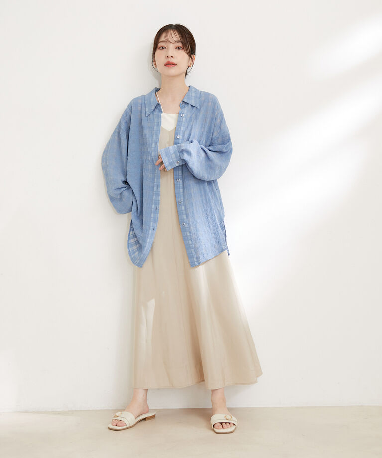 VIS「バックストラップキャミワンピース」|ワンピース|