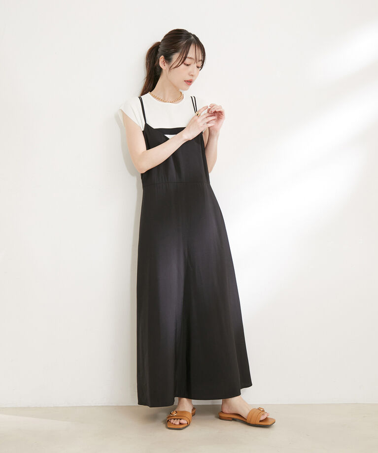VIS「バックストラップキャミワンピース」|ワンピース|