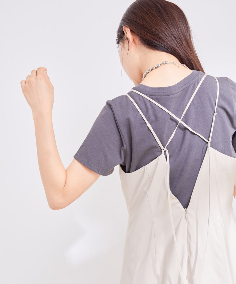 VIS「バックストラップキャミワンピース」|ワンピース|
