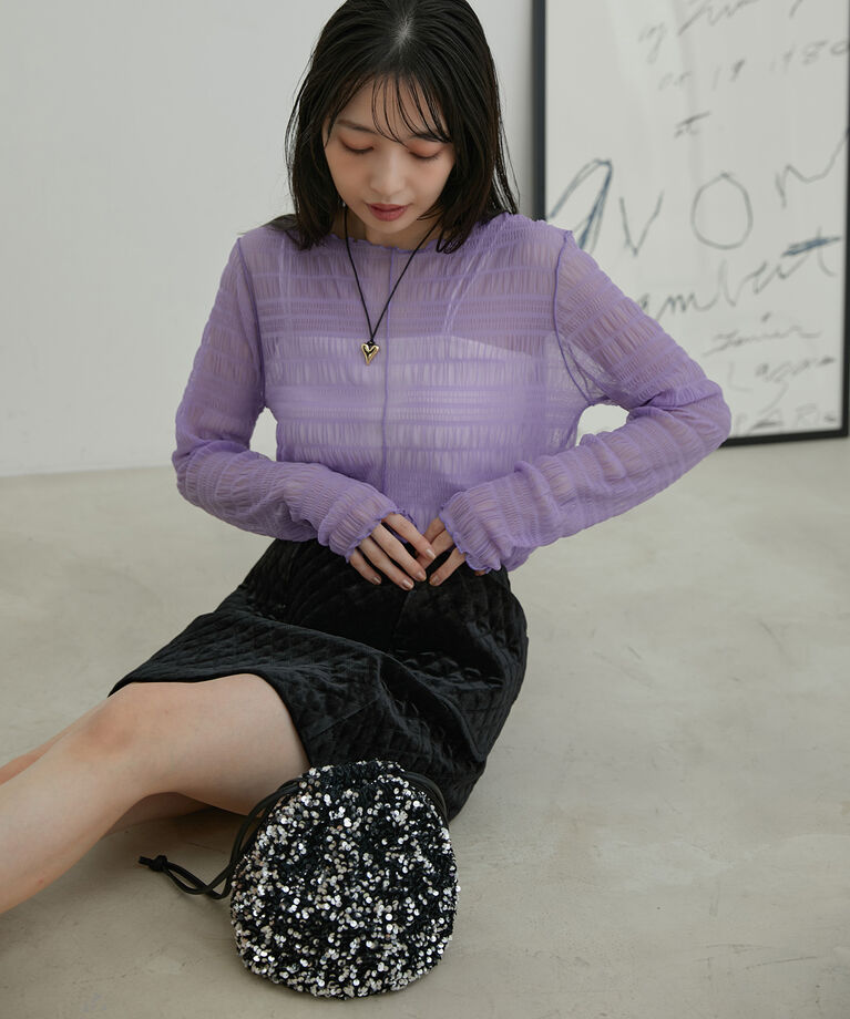 VIS「シアーシャーリングボーダープルオーバー」|Tシャツ・カットソー|