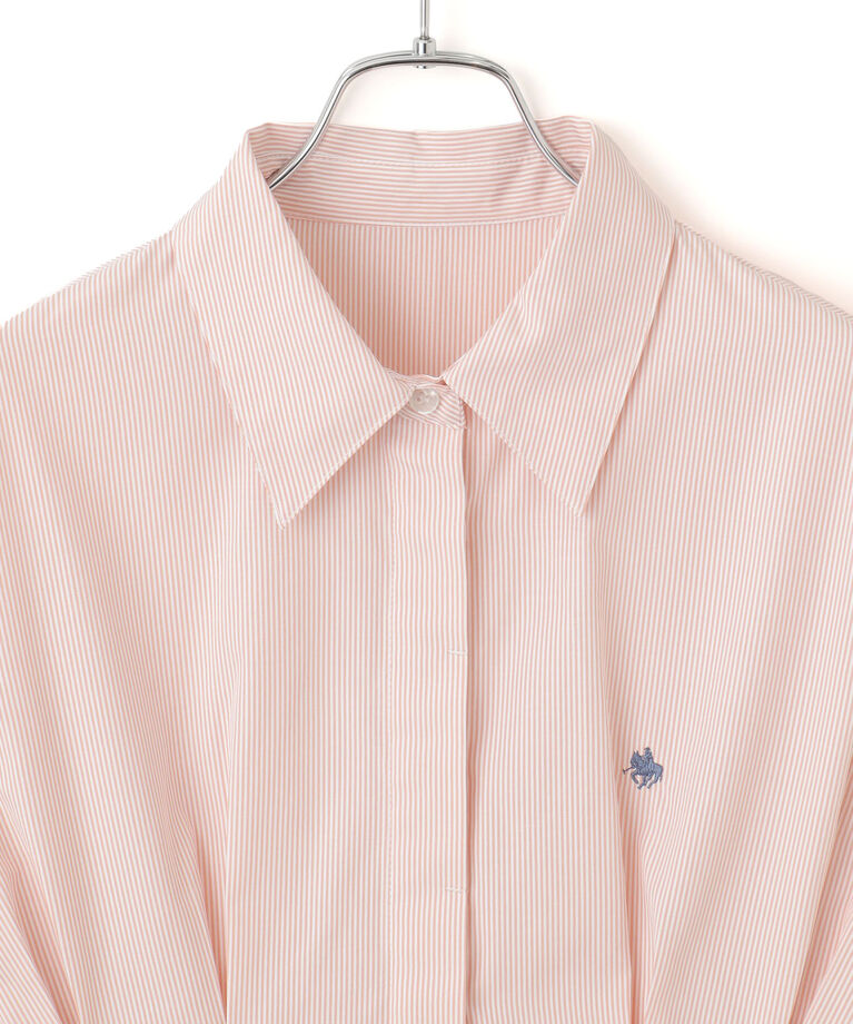 VIS「【POLO BCS】VIS別注ウエストタックフレアシャツ【洗える】」|シャツ・ブラウス|
