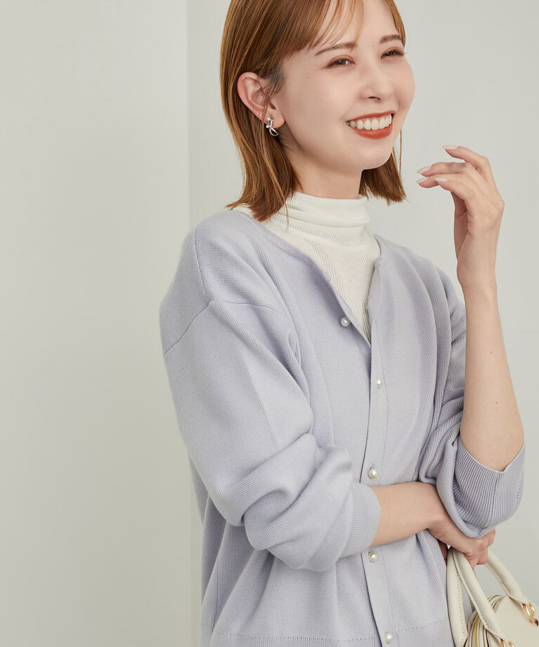 Rope’Picnic「【WEB限定カラー: ライトグレー,イエロー】シアーカットタートル」|Tシャツ・カットソー|