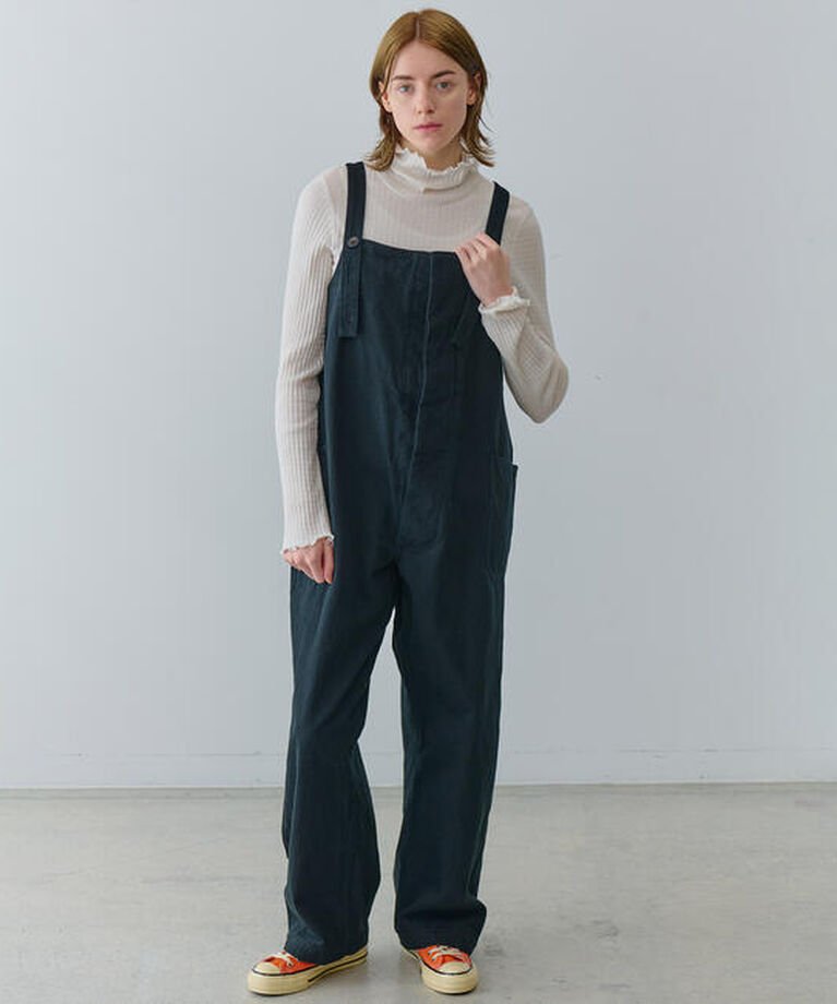 LE GLAZIK「LE GLAZIK | コットン ランダムリブ ハイネックプルオーバー WOMEN」|Tシャツ・カットソー|