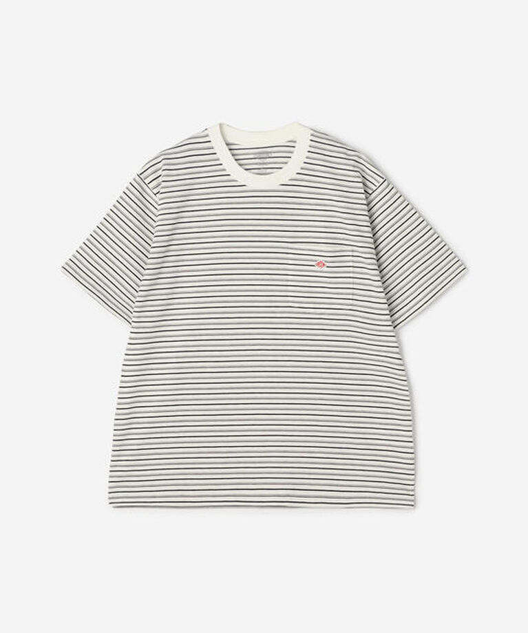 DANTON「DANTON | ポケットTシャツ STRIPE MEN」|Tシャツ・カットソー|
