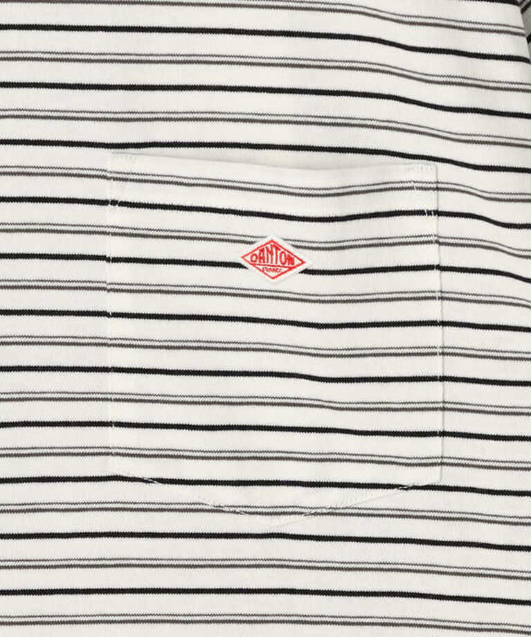 DANTON「DANTON | ポケットTシャツ STRIPE MEN」|Tシャツ・カットソー|