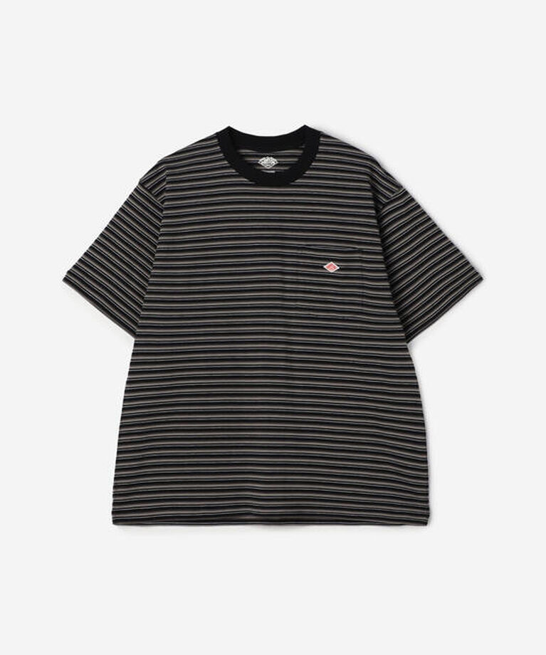 DANTON「DANTON | ポケットTシャツ STRIPE MEN」|Tシャツ・カットソー|
