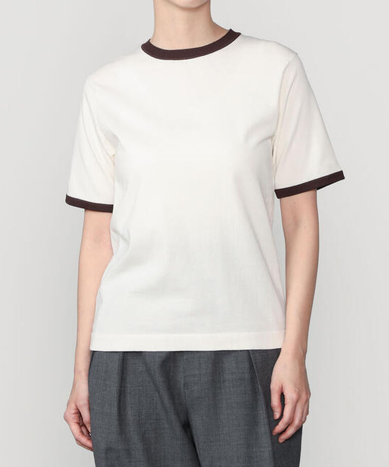  「RYE TENDER | 〈別注〉リンガーニットTシャツ WOMEN」|ニット・セーター|