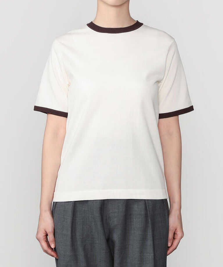  「RYE TENDER | 〈別注〉リンガーニットTシャツ WOMEN」|ニット・セーター|