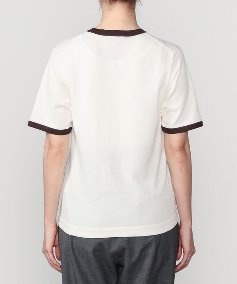  「RYE TENDER | 〈別注〉リンガーニットTシャツ WOMEN」|ニット・セーター|