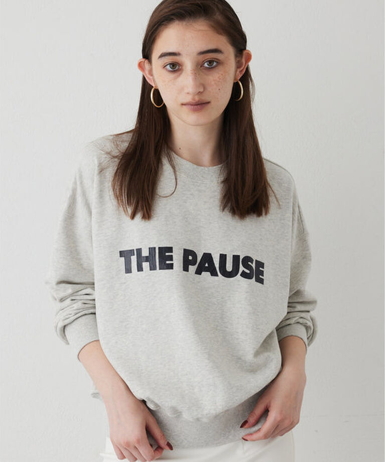 THE PAUSE「【THE PAUSE】THE PAUSEスウェット」|Tシャツ・カットソー|ライトグレー